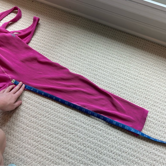 Free People Movement Pink Onepiece Workout Romper - Picture 6 of 9